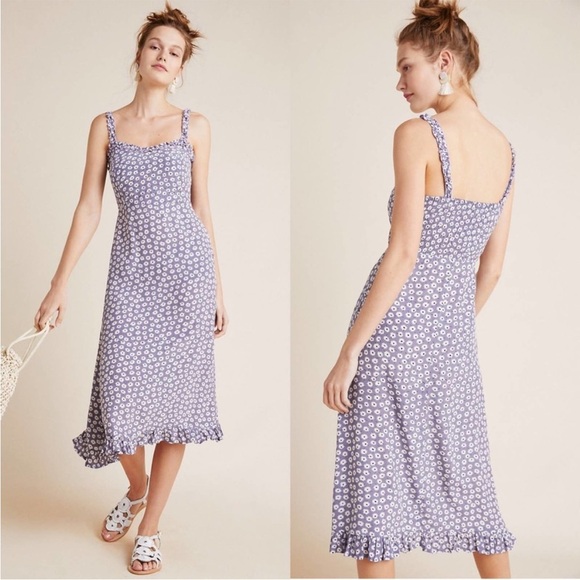 NWOT Faithful the Brand Noemie Danica Midi Dress Flora - Picture 2 of 11